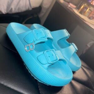 BEBE EVA slide sandals